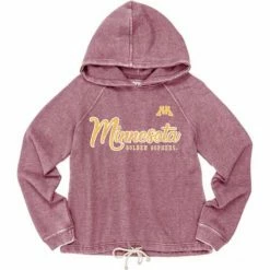 Deals 🌟 College Hoodies & Sweatshirts Blue 84 👩 Women's Minnesota Golden Gophers Flipbash Hoodie ❤️