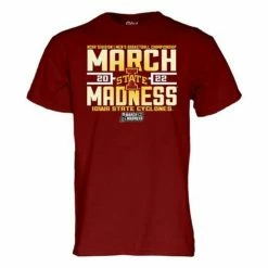 Discount ✔️ College 👚 Shirts Blue 84 Iowa State Cyclones 2022 March Madness T-Shirt 🎁
