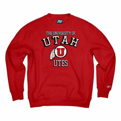 Best reviews of 👏 College Hoodies & Sweatshirts Blue 84 Utah Utes Chuffle Crewneck Sweatshirt 😉