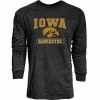 New ❤️ College 👕 Shirts Blue 84 Iowa Hawkeyes Quick Slant Long Sleeve 👕 Shirt 😍