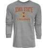Best deal ⭐ College 👚 Shirts Blue 84 Iowa State Cyclones Quickslant Long Sleeve 👚 Shirt 🧨