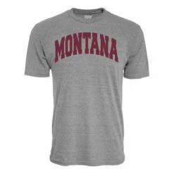 Budget ⌛ College 👕 Shirts Blue 84 Montana Grizzlies Archie T-Shirt 🎁