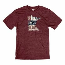 Cheap 👍 Shirts Men's Blue 84 Minnesota Rust Never Sleeps T-Shirt ✨