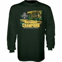 New ✔️ College 👚 Shirts Blue 84 North Dakota State Bison 2021 National Champion Stage Long Sleeve 👚 Shirt 👍