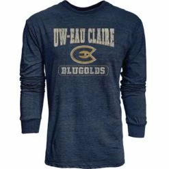 Best deal 🌟 College 👚 Shirts Blue 84 UW-Eau Claire Blugolds Quickslant Long Sleeve 👚 Shirt 🔥
