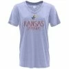 Top 10 🔥 College 👕 Shirts Blue 84 👩 Women's Kansas Jayhawks Whammy T-Shirt 🥰