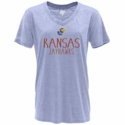 Top 10 🔥 College 👕 Shirts Blue 84 👩 Women's Kansas Jayhawks Whammy T-Shirt 🥰