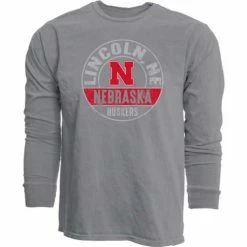 Promo 🎉 College 👕 Shirts Blue 84 Nebraska Cornhuskers Breathtake Long Sleeve 👕 Shirt 🎉