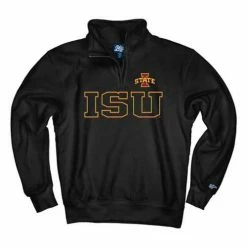 Best Pirce 🥰 College 👕 Shirts Blue 84 Iowa State Cyclones Reach 1/4 Zip Top 🔔