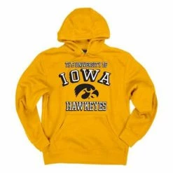 Cheapest 👍 College Hoodies & Sweatshirts Blue 84 Iowa Hawkeyes Chuffle Hoodie 🔥