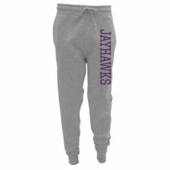 Cheapest 🥰 College Pants Blue 84 Kansas Jayhawks AGOG Joggers 🎉