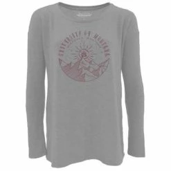 Top 10 😀 College Hoodies & Sweatshirts Blue 84 👩 Women's Montana Grizzlies Franny Crewneck Sweatshirt 🧨