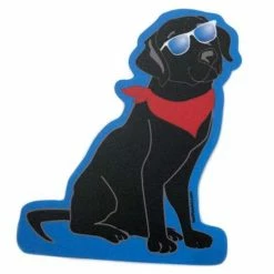 Best Sale 🥰 Stickers & Patches Blue 84 Black Lab Sticker 🌟