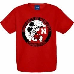Wholesale 🤩 College 👕 Shirts Blue 84 Kids' Nebraska Cornhuskers Disney Swagger T-Shirt 🤩