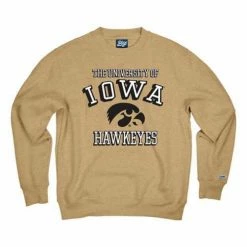 New ✨ College Hoodies & Sweatshirts Blue 84 Iowa Hawkeyes Chuffle Crewneck Sweatshirt 🌟