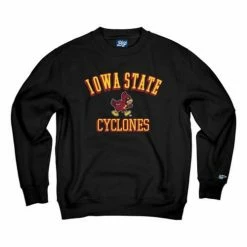 Hot Sale 🛒 College Hoodies & Sweatshirts Blue 84 Iowa State Cyclones Chuffle Crewneck Sweatshirt 🌟