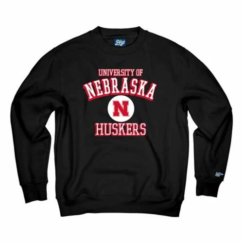 Best Pirce โค๏ธ College Hoodies & Sweatshirts Blue 84 Nebraska Cornhuskers Chuffle Crewneck Sweatshirt ๐