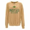 Outlet 🌟 College Hoodies & Sweatshirts Blue 84 👩 Women's North Dakota State Bison Whammy Crewneck Sweatshirt 🤩