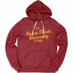 Wholesale 🎁 College Hoodies & Sweatshirts Blue 84 Iowa State Cyclones Pointed Hoodie 🤩
