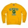 New 🎁 College Hoodies & Sweatshirts Blue 84 North Dakota State Bison Chuffle Crewneck Sweatshirt 😀