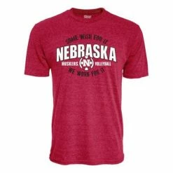 Hot Sale 🥰 College 👕 Shirts Blue 84 Nebraska Cornhuskers Volleyball Moderator T-Shirt ⭐