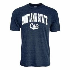 Top 10 😍 College 👕 Shirts Blue 84 Montana State Bobcats Archie T-Shirt 🌟