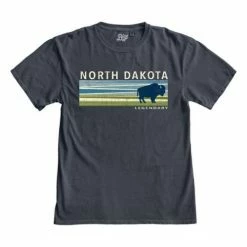 Discount 💯 Shirts Blue 84 North Dakota Cecil Buffalo T-Shirt 🌟