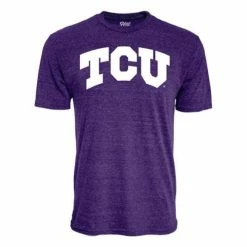 Cheapest ✔️ College 👕 Shirts Blue 84 TCU Horned Frogs Archie T-Shirt 🥰
