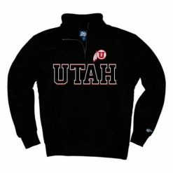 Wholesale 🛒 College 👕 Shirts Blue 84 Utah Utes Reach 1/4 Zip Top 🌟