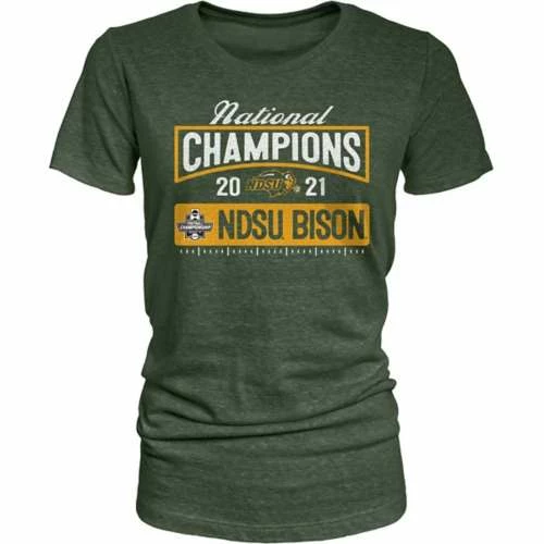 Wholesale β¨ College π Shirts Blue 84 π© Women's North Dakota State Bison 2021 National Champions Kittles T-Shirt π